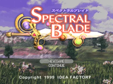 Spectral Blade (JP) screen shot title